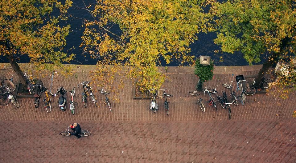 Where do bike accidents happen?