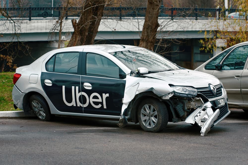 UBER RIDESHARE CAR ACCIDENT